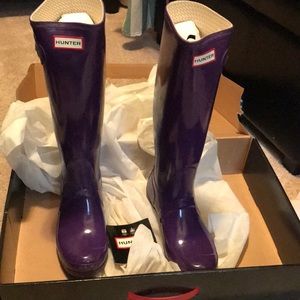 Hunter original gloss sovereign purple tall 8